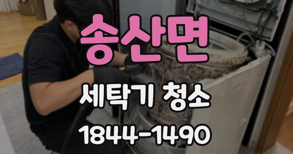 송산면 세탁기 청소
