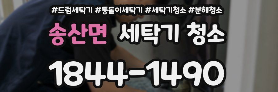 송산면 세탁기 청소