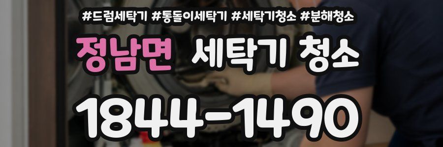 정남면 세탁기 청소