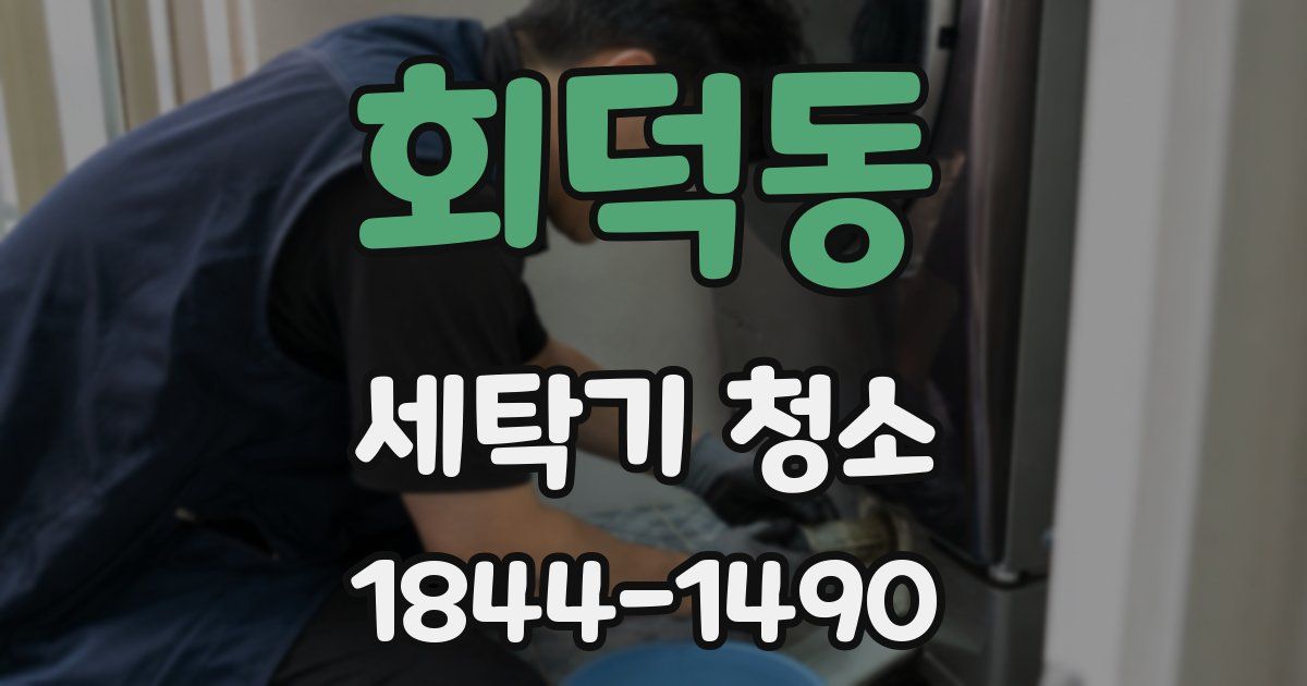 회덕동 세탁기 청소