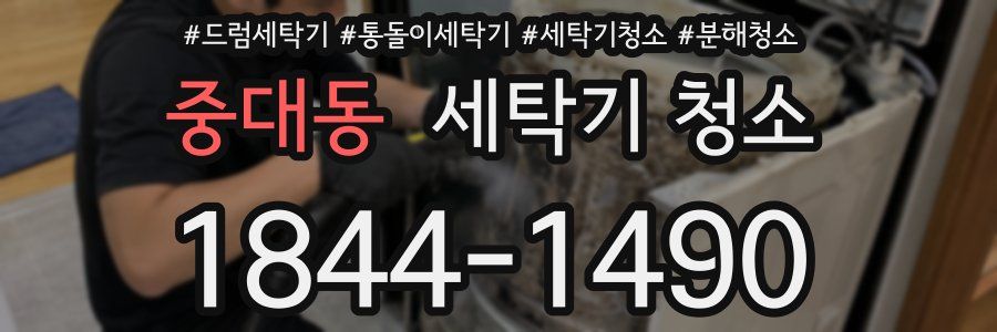 중대동 세탁기 청소