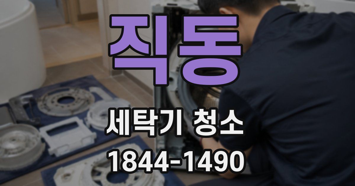 직동 세탁기 청소