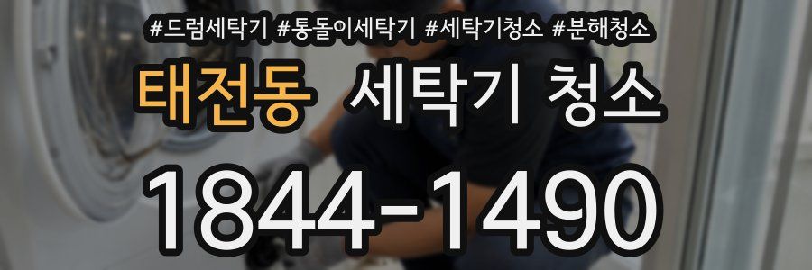 태전동 세탁기 청소