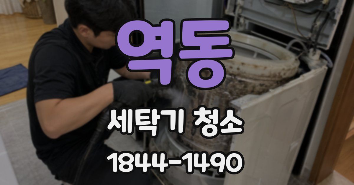 역동 세탁기 청소
