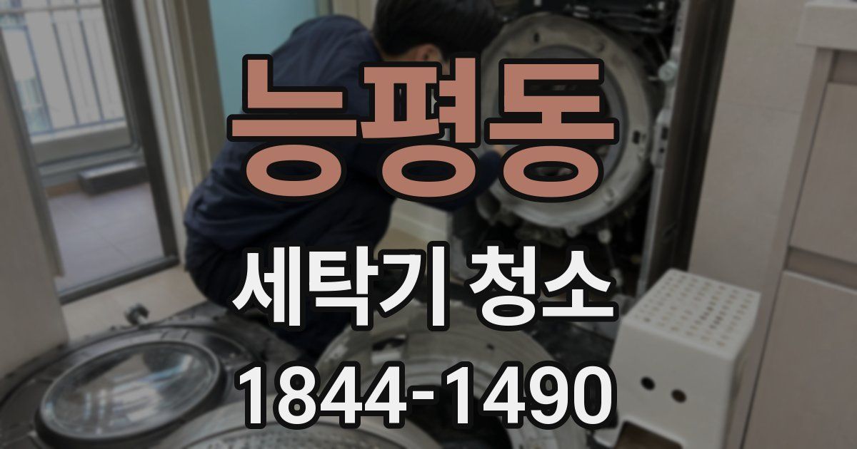 능평동 세탁기 청소
