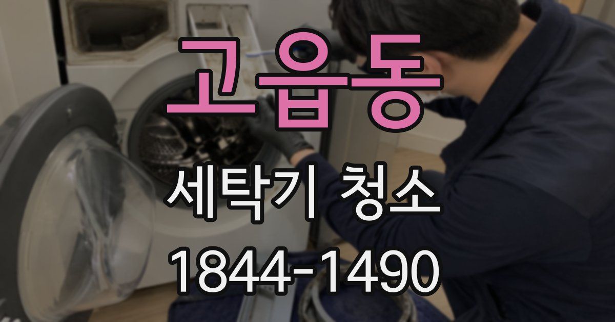 고읍동 세탁기 청소