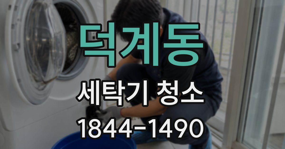 덕계동 세탁기 청소