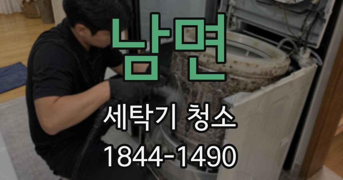 남면 세탁기 청소