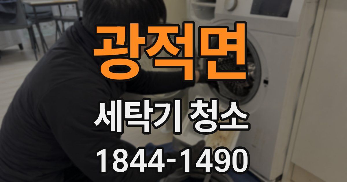 광적면 세탁기 청소