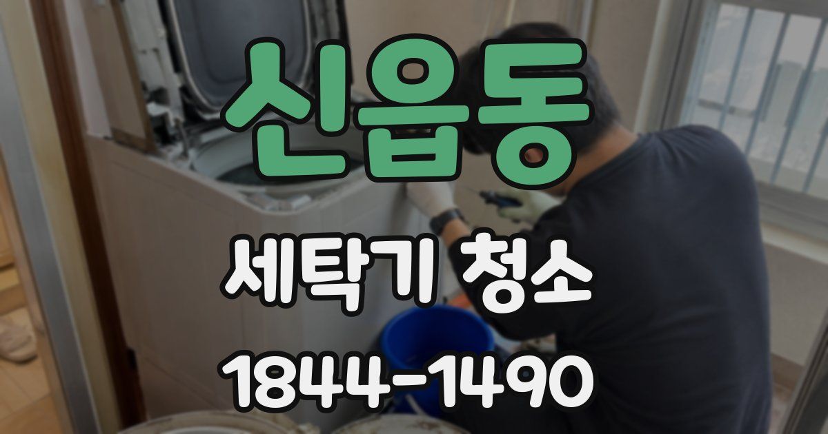 신읍동 세탁기 청소