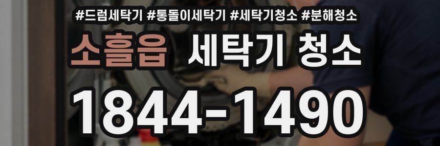 소흘읍 세탁기 청소