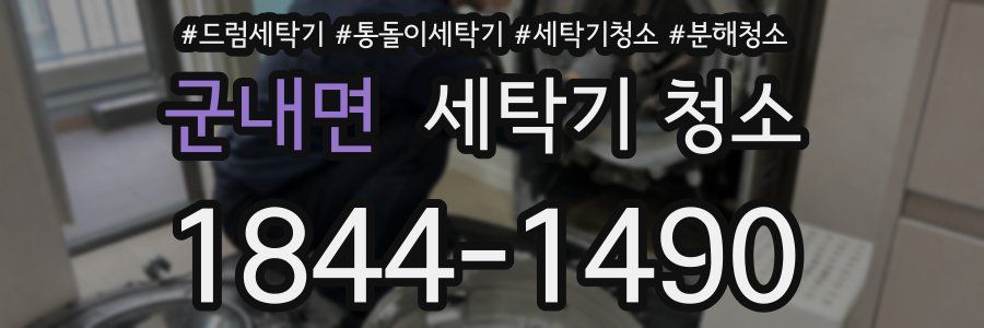 군내면 세탁기 청소