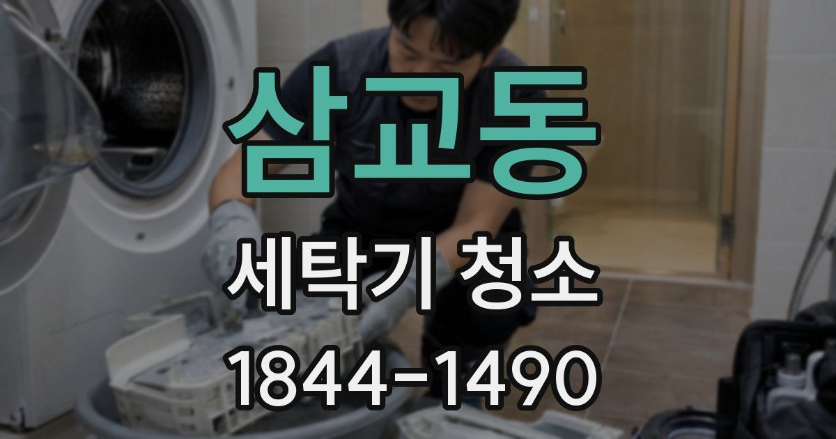 삼교동 세탁기 청소
