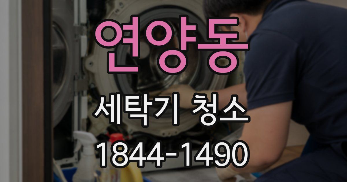 연양동 세탁기 청소