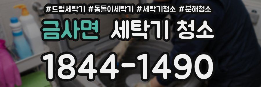 금사면 세탁기 청소