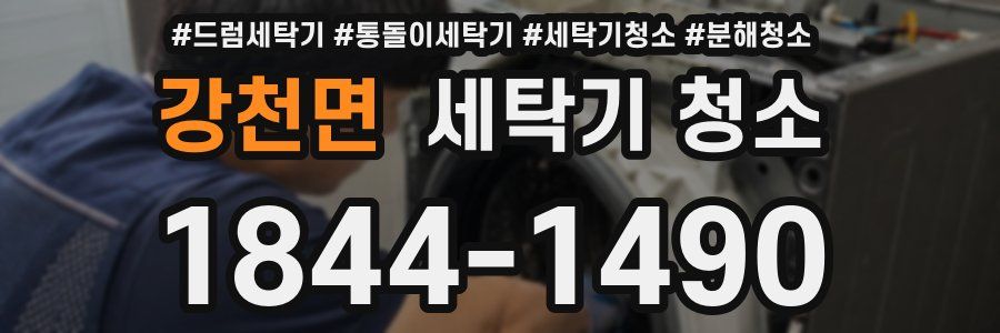 강천면 세탁기 청소