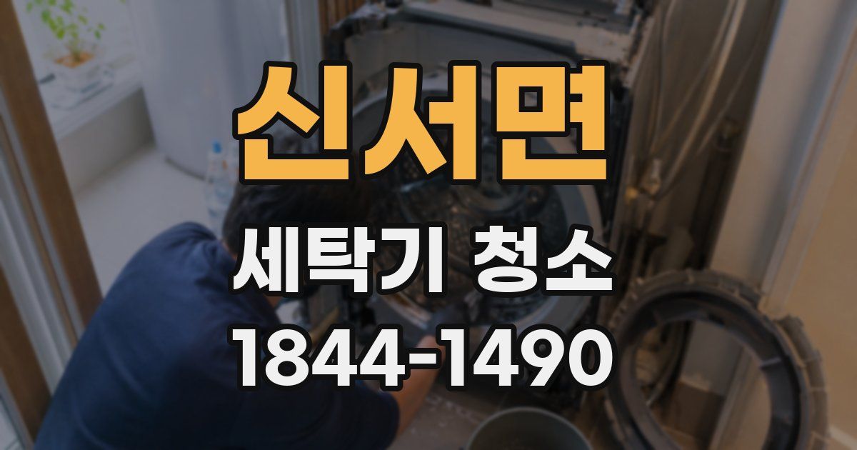 신서면 세탁기 청소