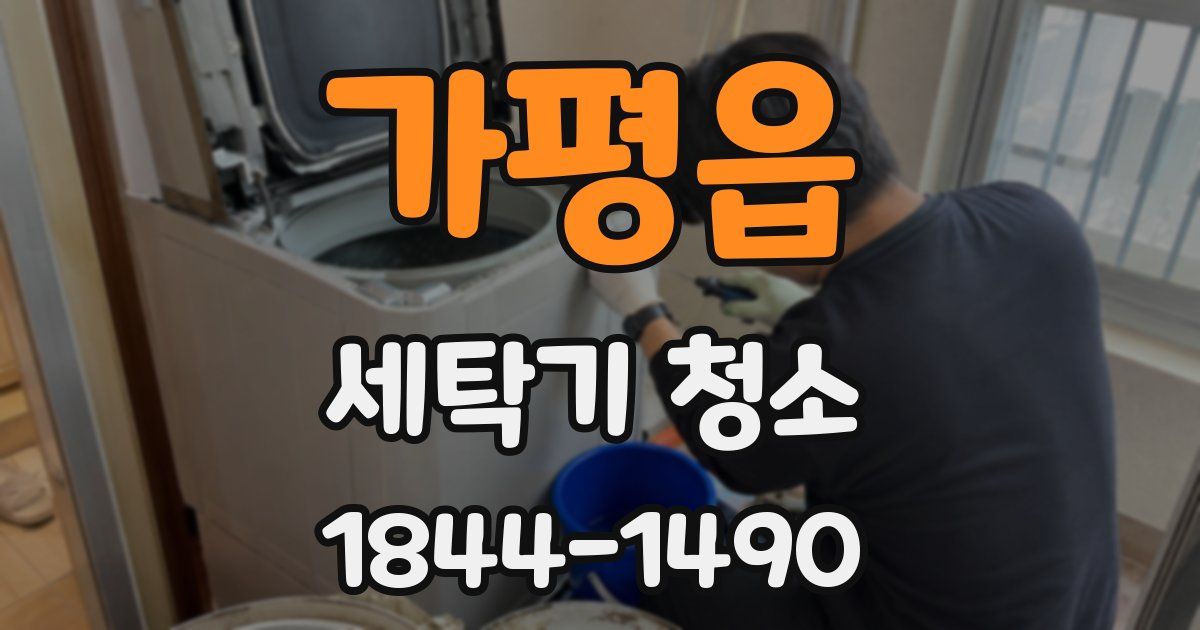 가평읍 세탁기 청소