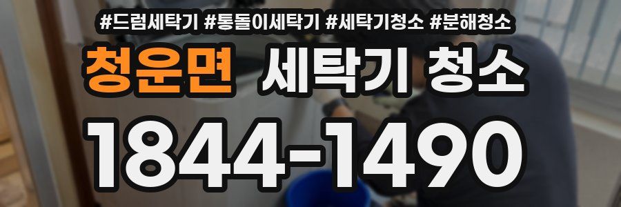 청운면 세탁기 청소