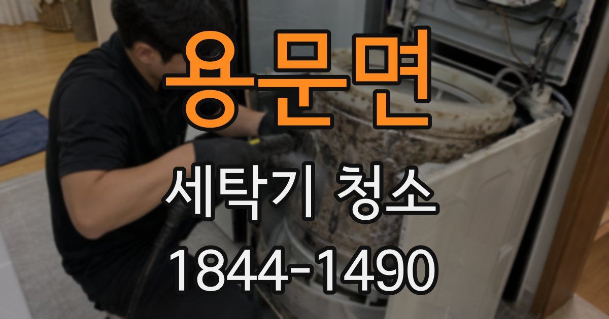 용문면 세탁기 청소