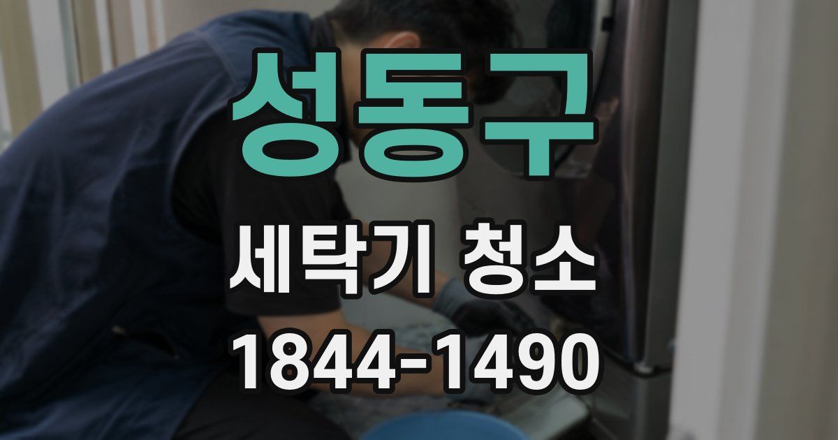 성동구 세탁기 청소