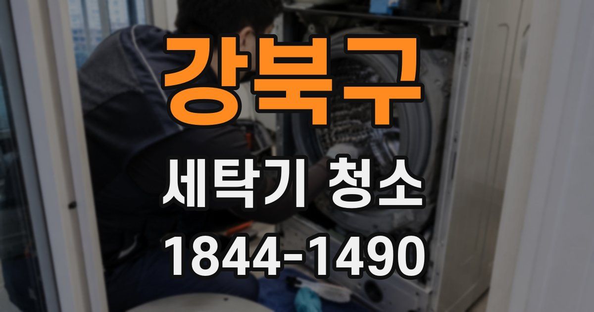 강북구 세탁기 청소