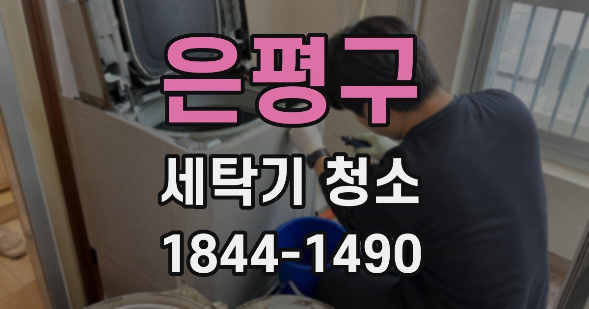 은평구 세탁기 청소
