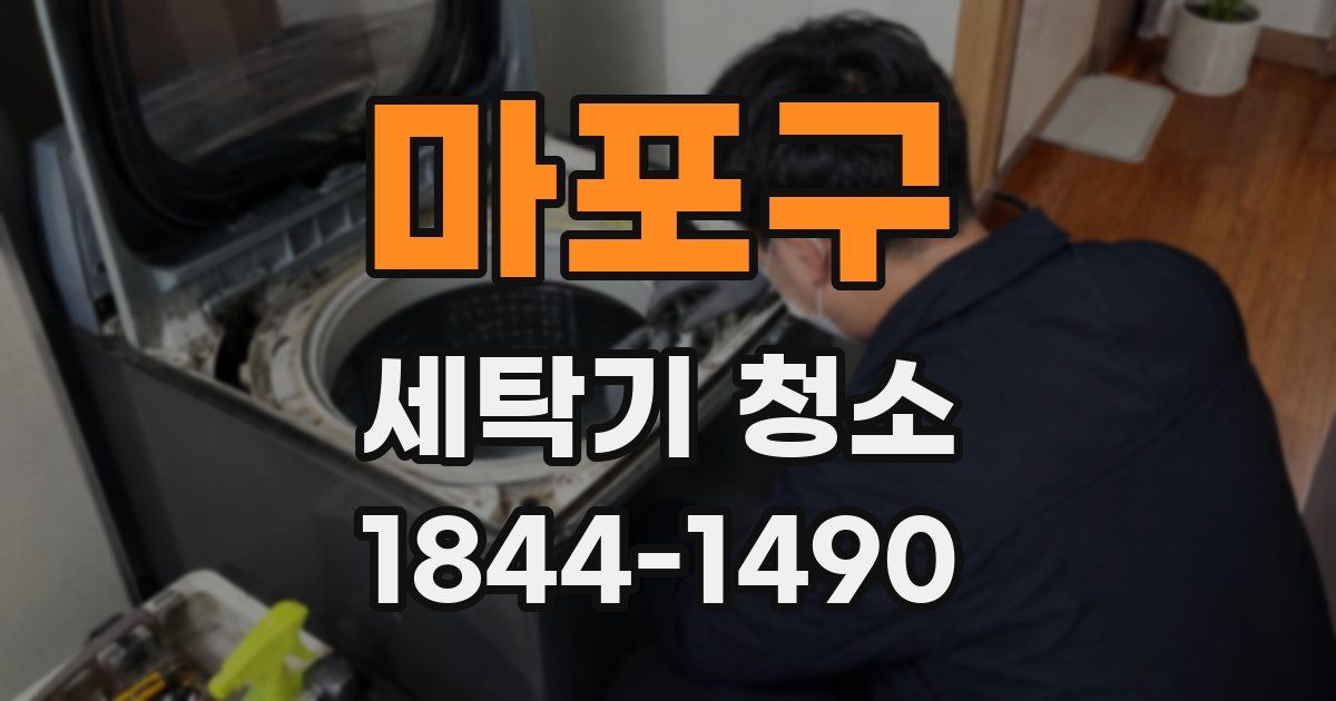 마포구 세탁기 청소