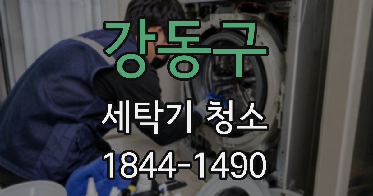 강동구 세탁기 청소