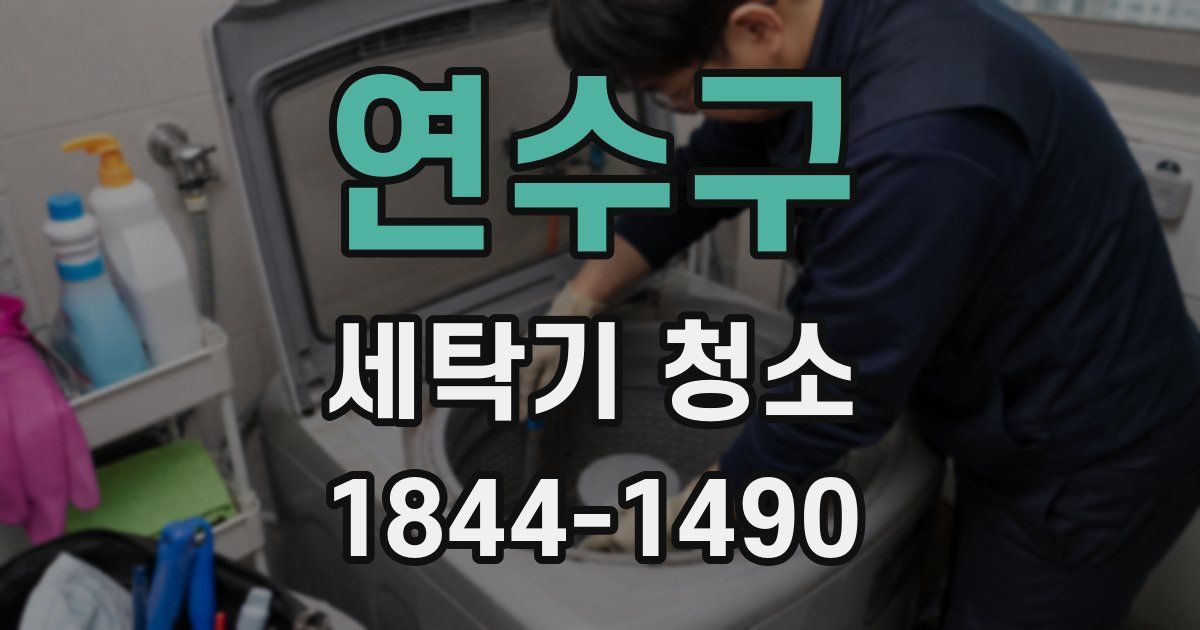 연수구 세탁기 청소