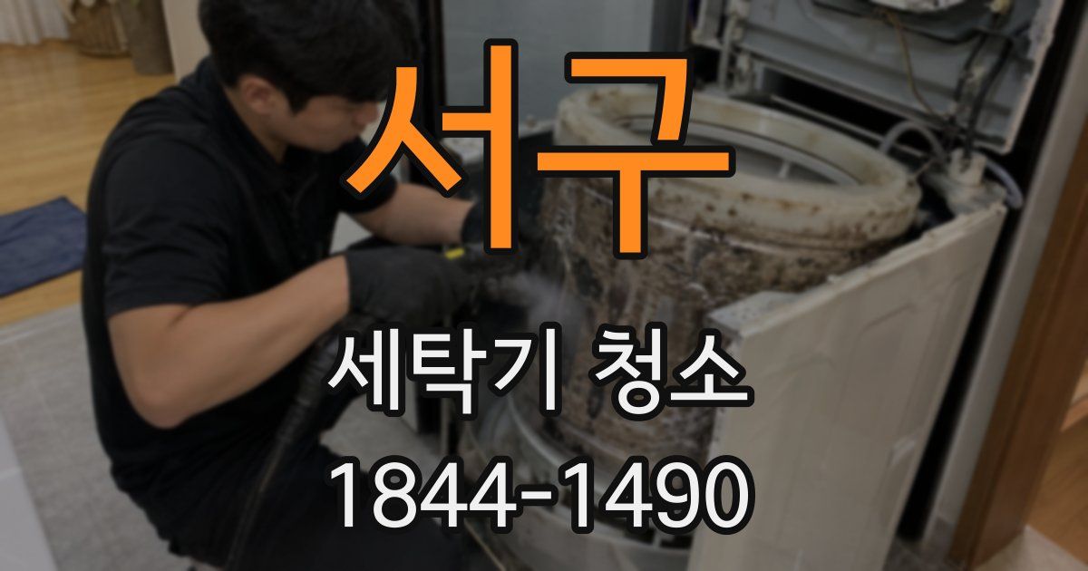 서구 세탁기 청소