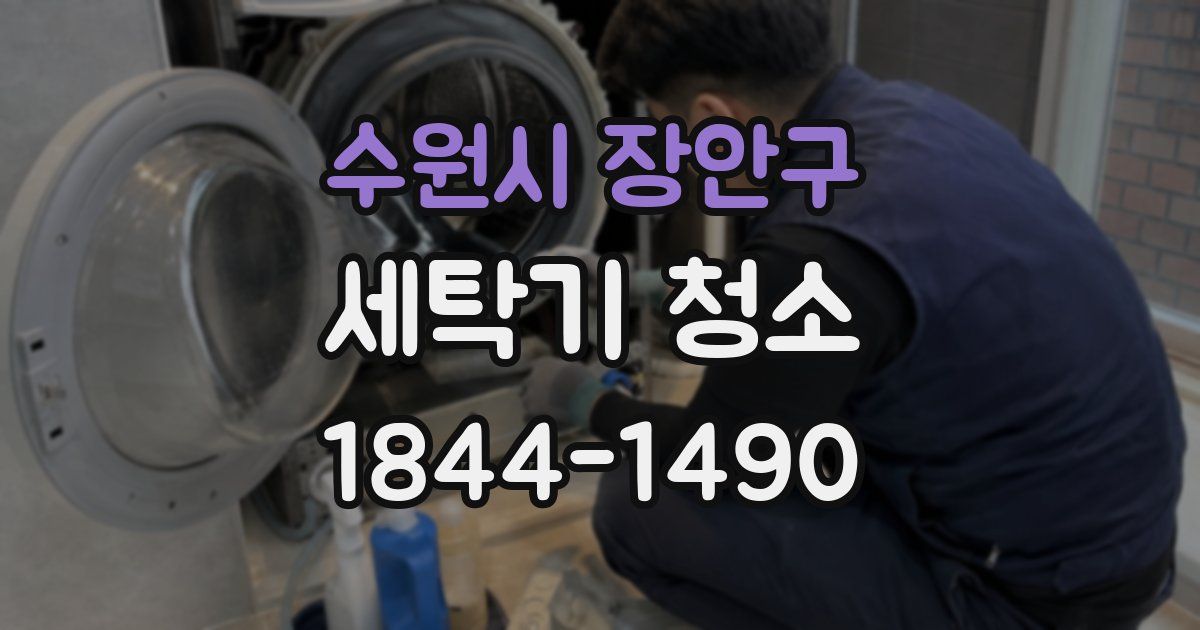 수원시 장안구 세탁기 청소