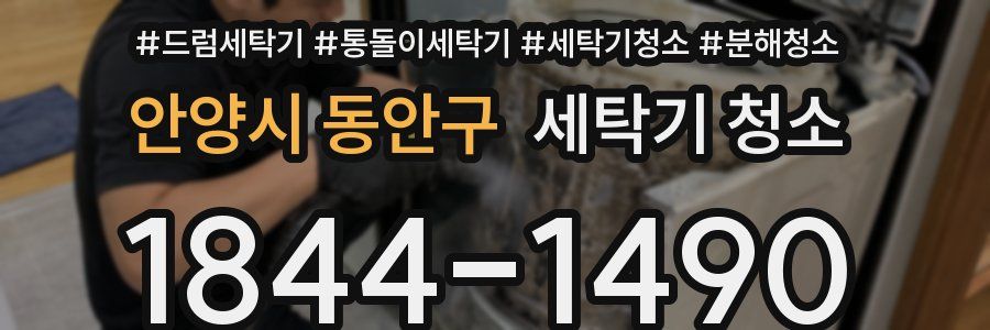 안양시 동안구 세탁기 청소