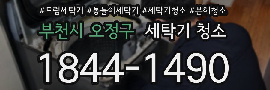 부천시 오정구 세탁기 청소