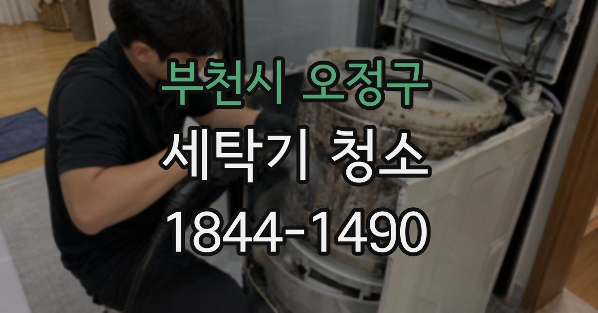 부천시 오정구 세탁기 청소