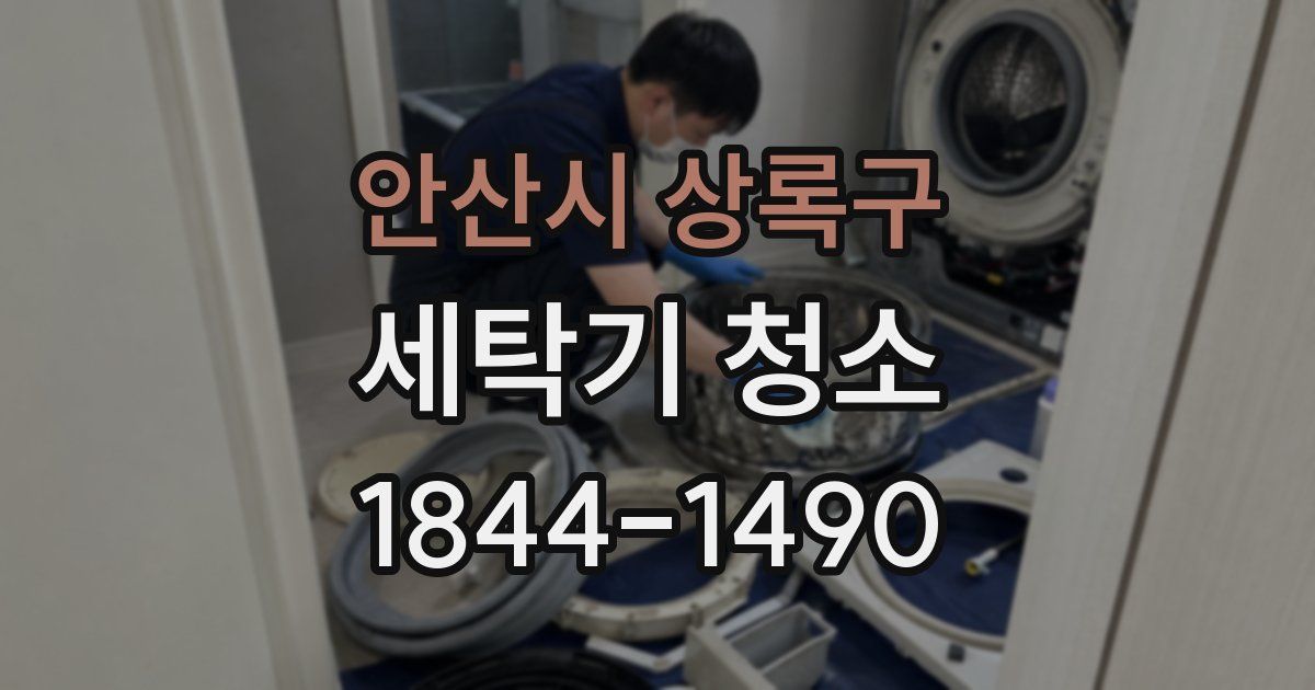 안산시 상록구 세탁기 청소
