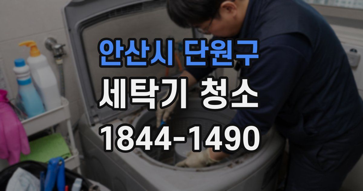 안산시 단원구 세탁기 청소