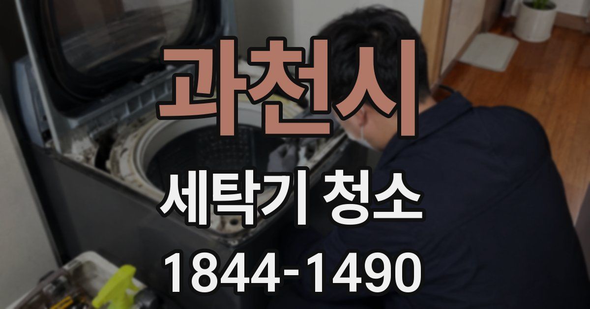 과천시 세탁기 청소