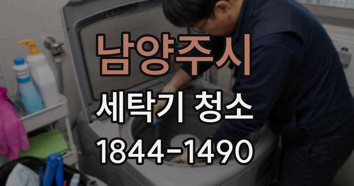 남양주시 세탁기 청소