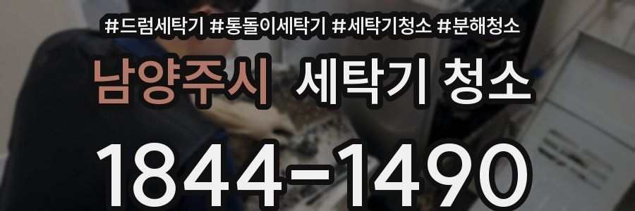남양주시 세탁기 청소