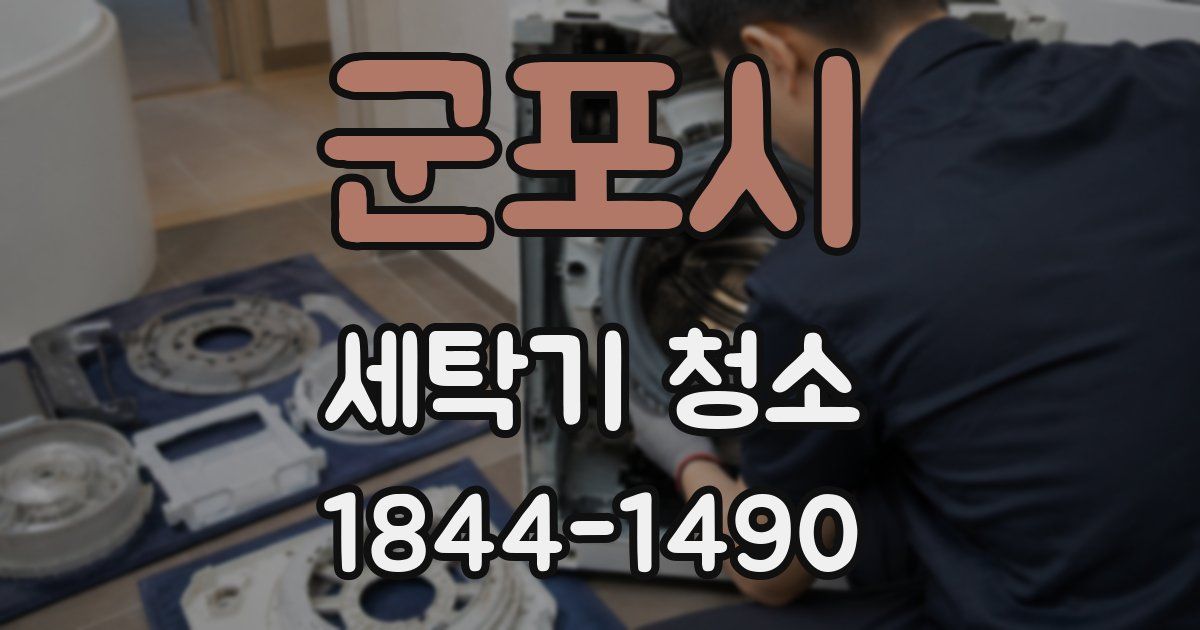 군포시 세탁기 청소