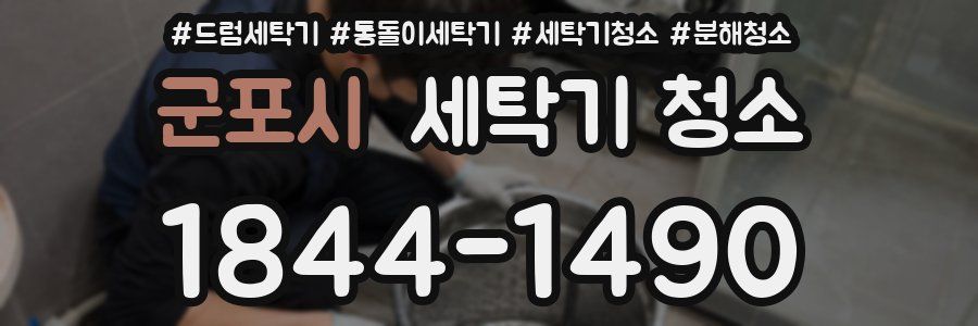 군포시 세탁기 청소