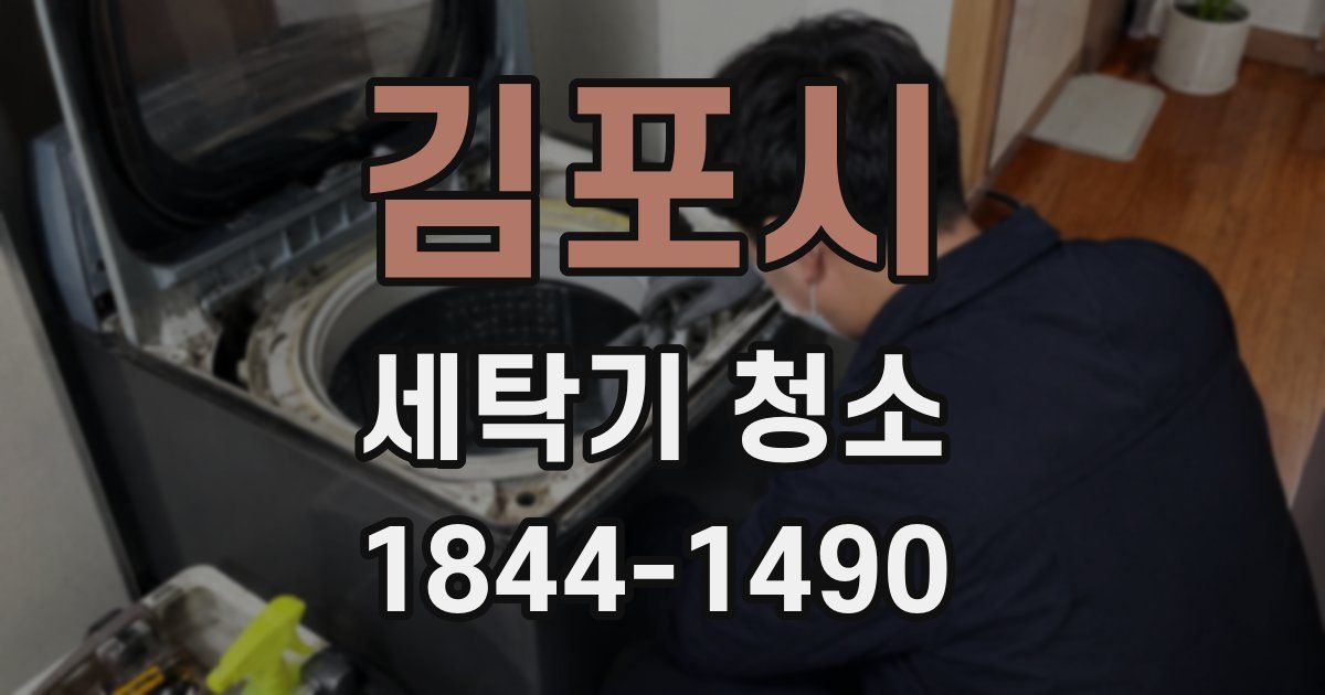 김포시 세탁기 청소