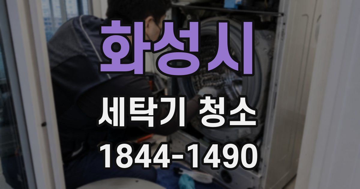 화성시 세탁기 청소