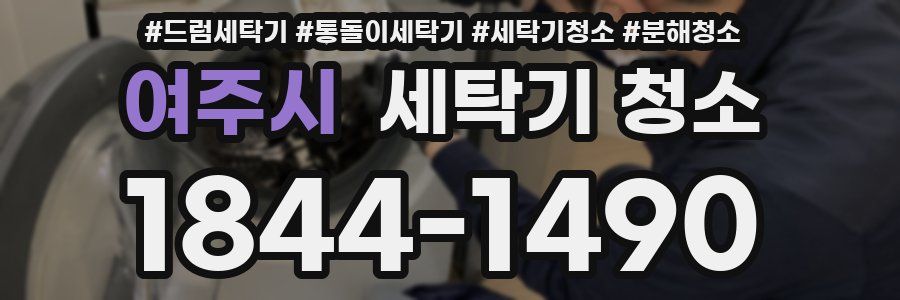 여주시 세탁기 청소