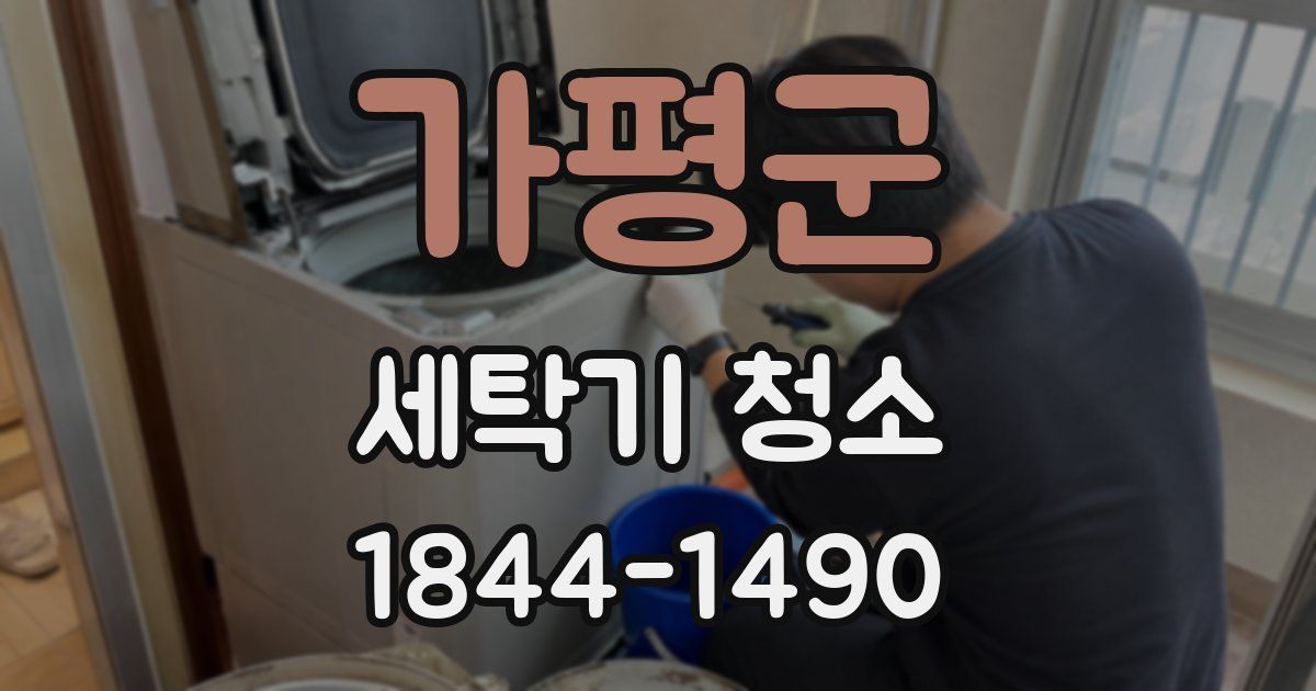 가평군 세탁기 청소