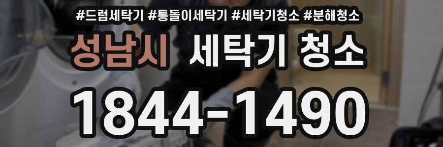 성남시 세탁기 청소