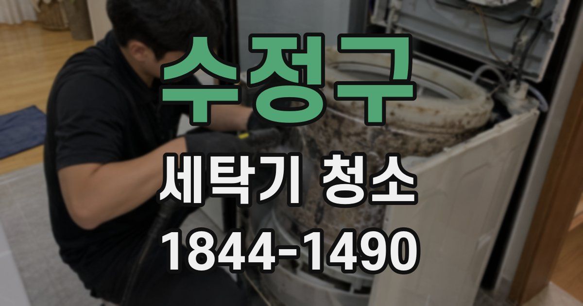 수정구 세탁기 청소
