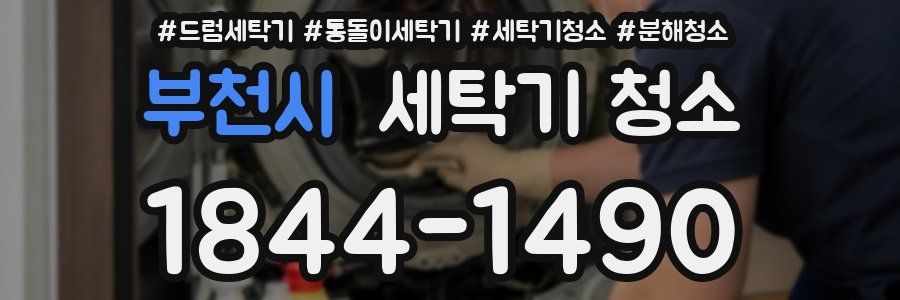 부천시 세탁기 청소