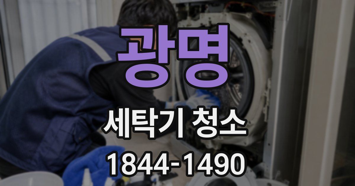 광명 세탁기 청소